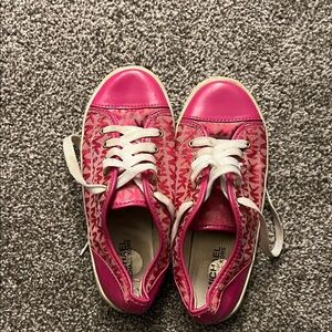 Michael Kors Kids Fuchsia Sneakers
